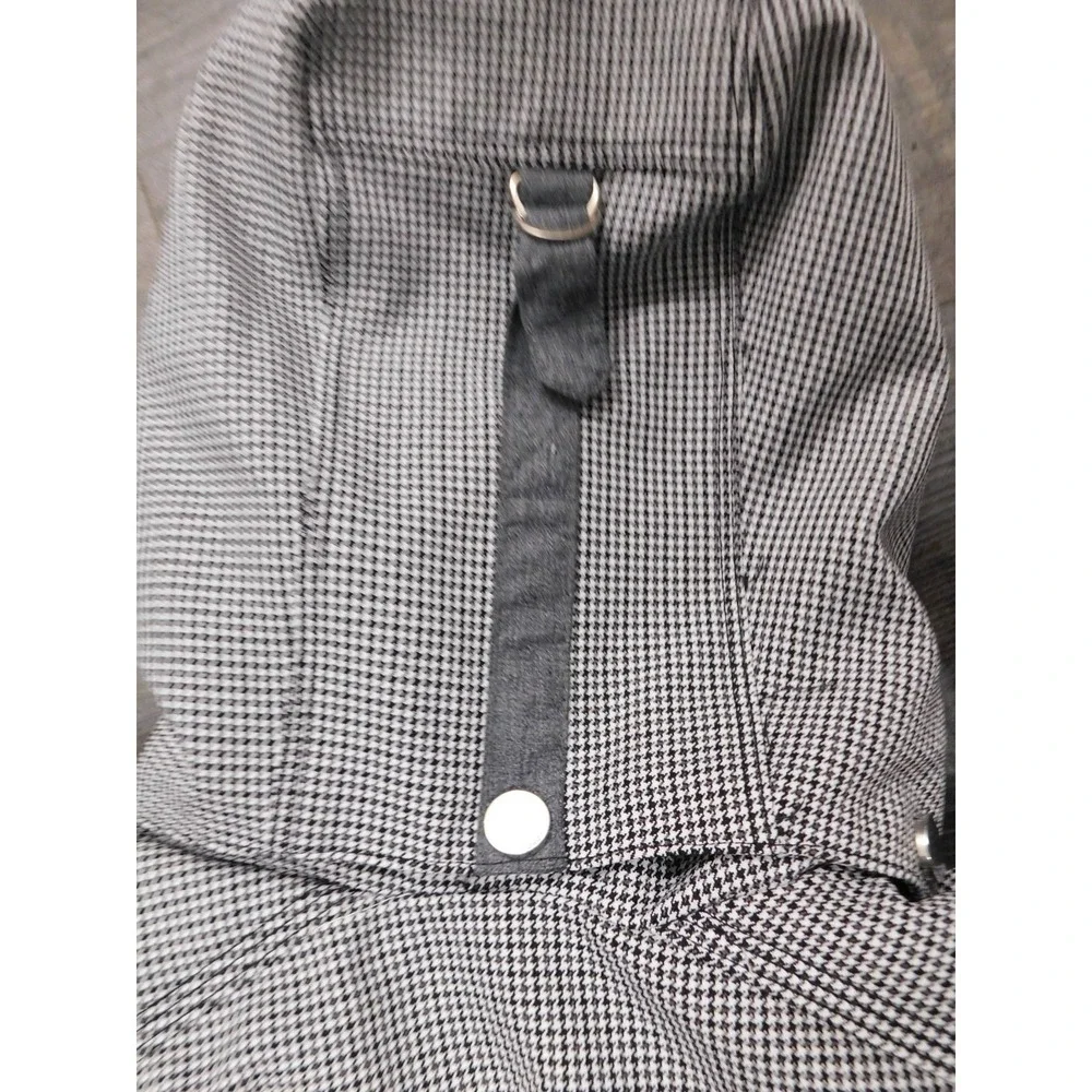 Obermeyer‎ Leighton Luxe Jacket Ski Coat Jacket Black White Houndstooth Size 8